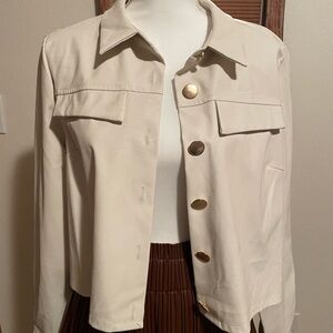 Vegan leather jacket